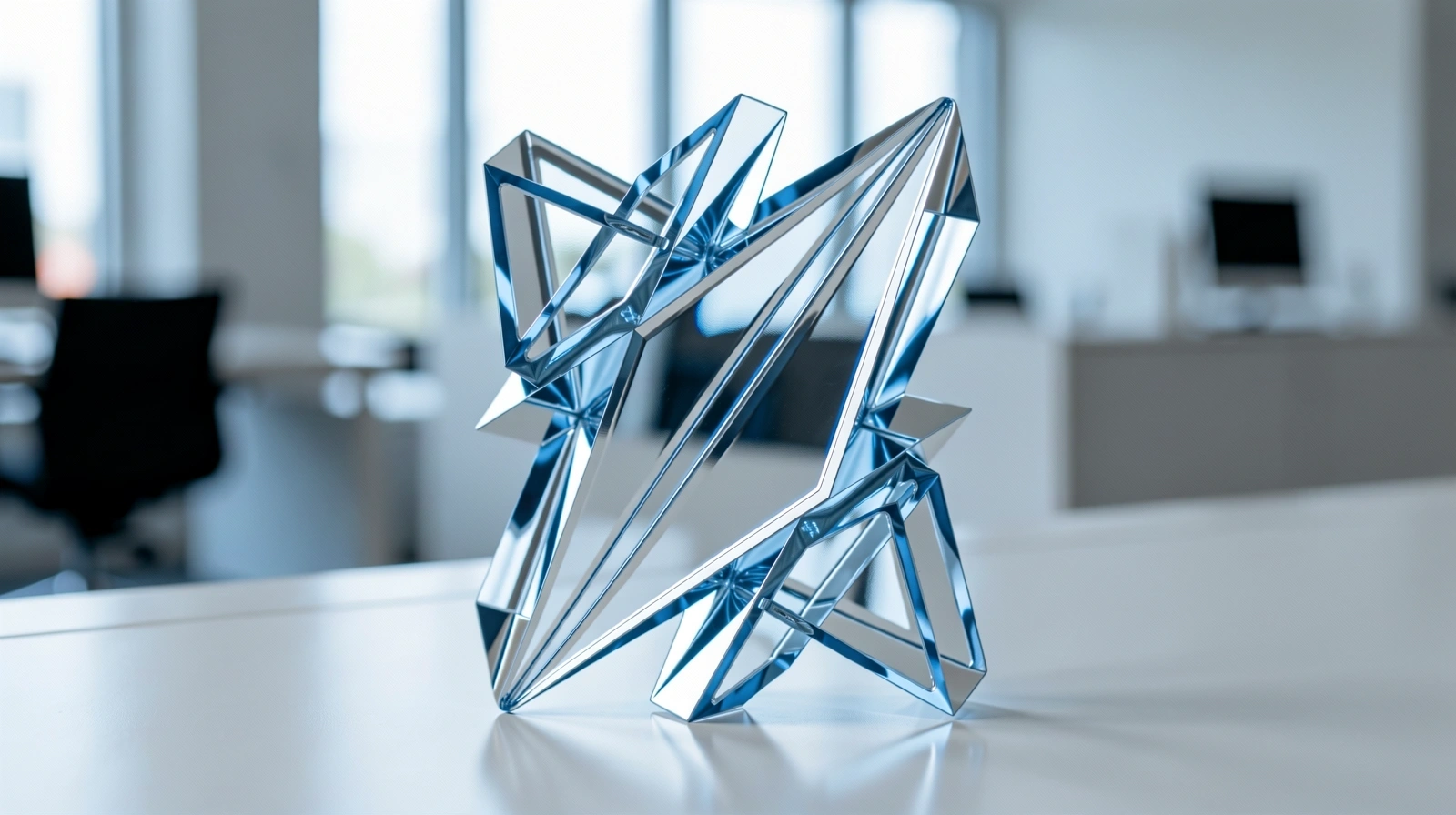 Geometric glass structure